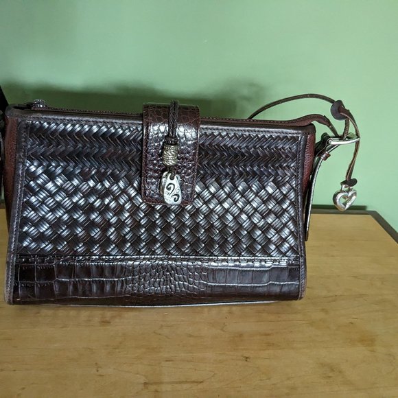 Brighton Brown Leather Buckle Purse